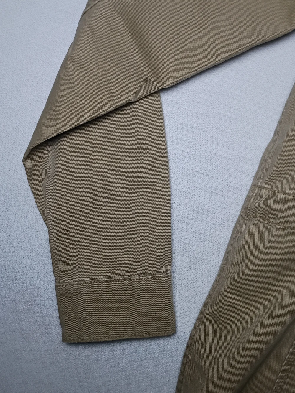 Y2K Tommy Hilfiger Womens Military Jacket Medium Khaki Cotton Twill Field Safari